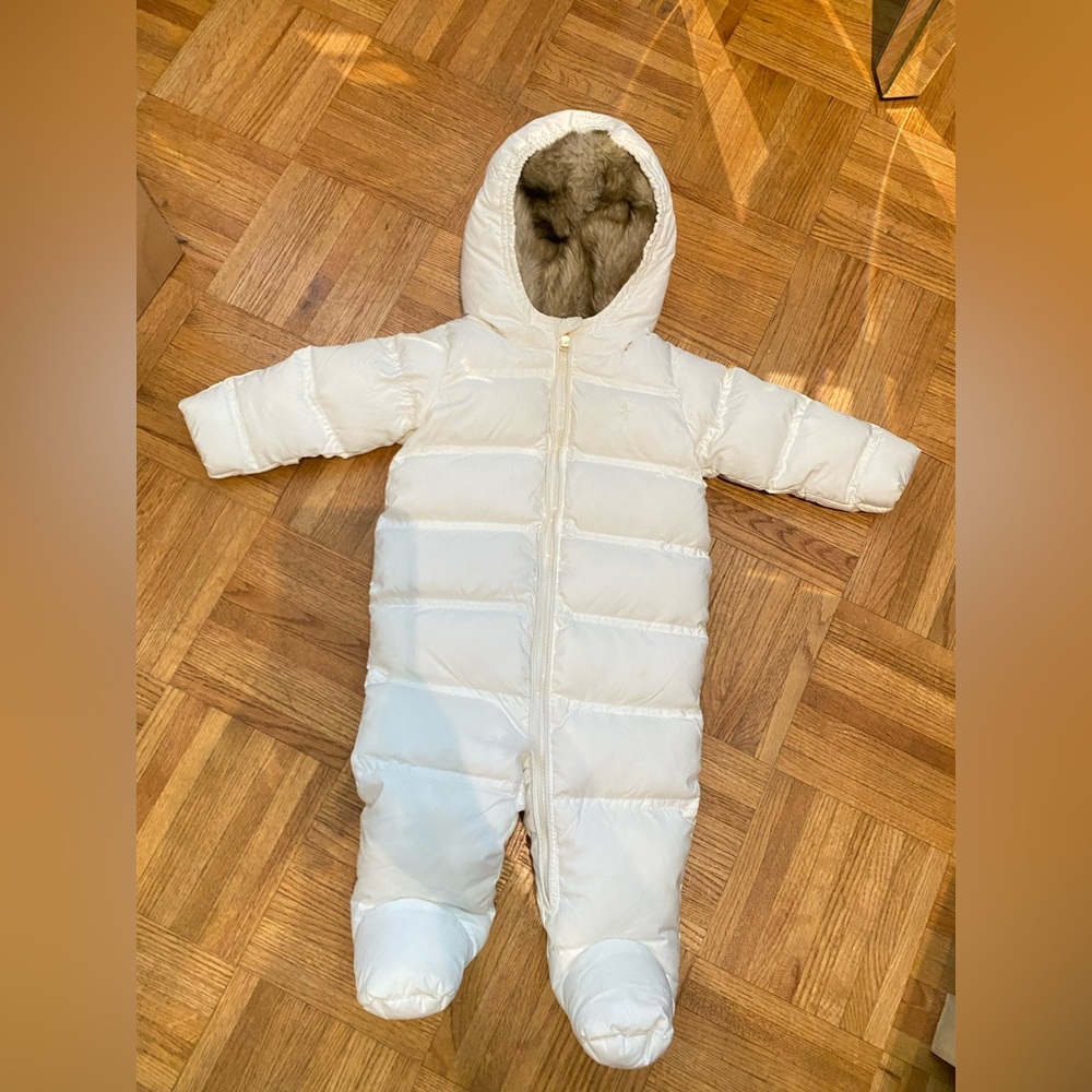 Ralph Lauren Baby's Hooded Zip-Front Snow Suit